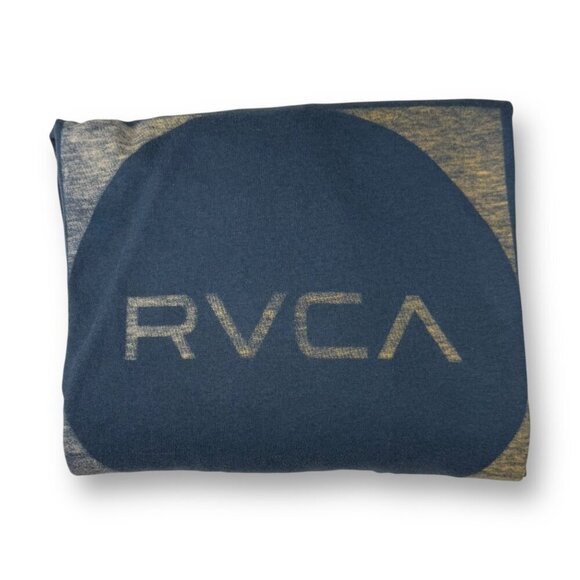 RVCA Artist Network T-Shirt Mens XL Blue Vintage Wash Graphic Logo Skater Tee - Picture 2 of 9